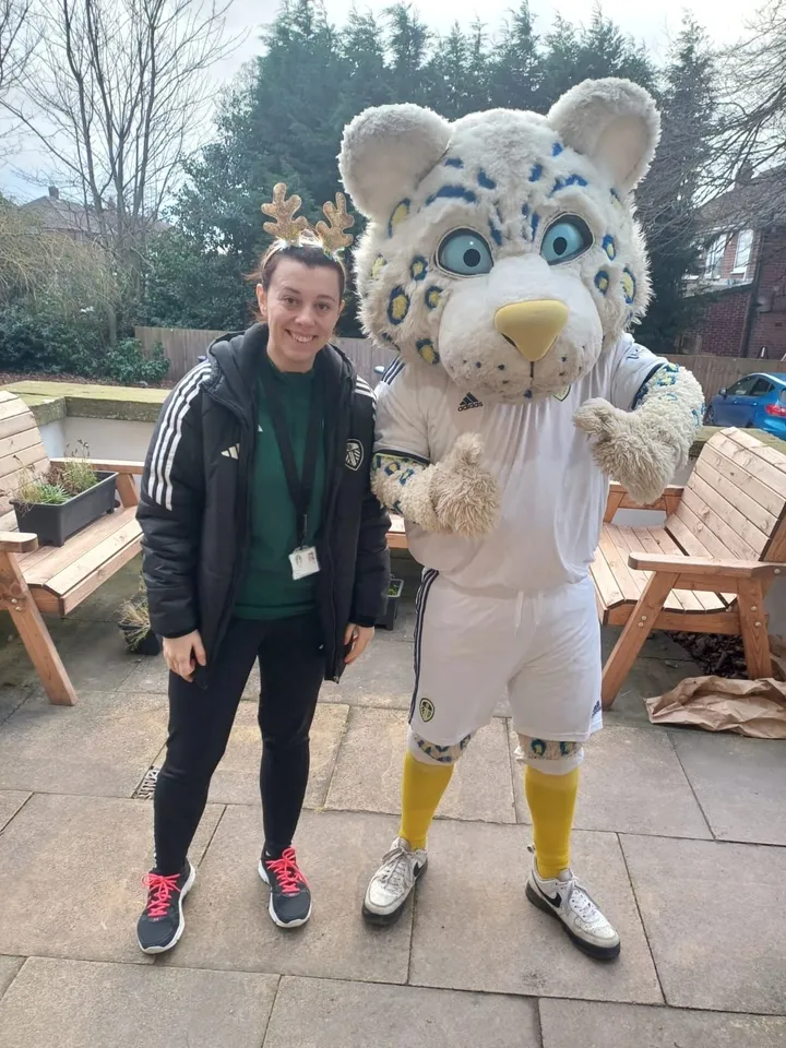 Leeds United Mascot Visit